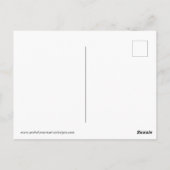 ホエールアートお洒落はがき可愛いアートワーク ポストカード (裏面)