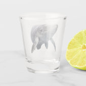 ホエールアート海ビーチ ショットグラス (裏面)