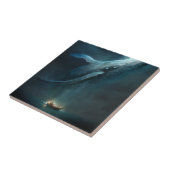 ホエールインザスカイファンタジーアート タイル (側面)