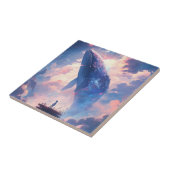 ホエールインザスカイファンタジーアート タイル (側面)