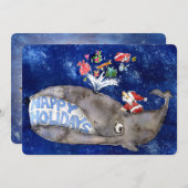 ホエールウィッシュズカートンホリデーカード シーズンカード (正面/裏面)