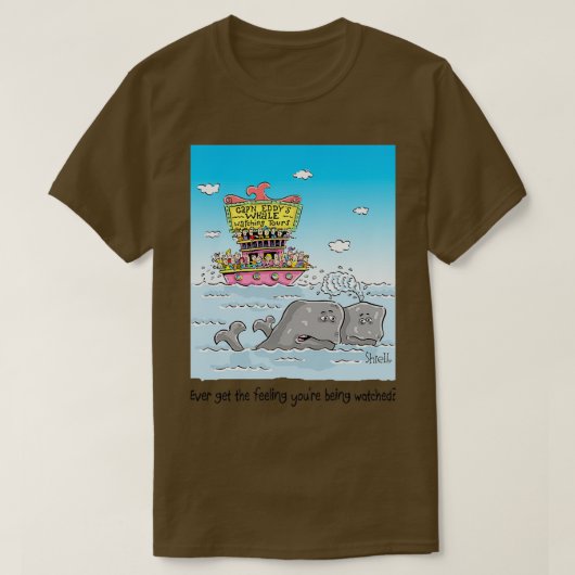 ホエールウォッチングツアー Tシャツ (デザイン正面)