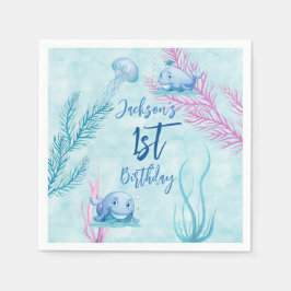 ホエールオブザグタイム誕生日 スタンダードカクテルナプキン