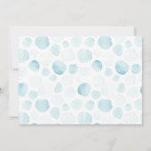 ホエールオブザタイムハッピー海クールボーイズ誕生日 招待状 (裏面)