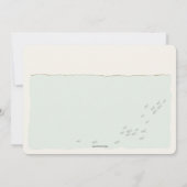 ホエールオブザタイム誕生日プールパーティの招待状 招待状 (裏面)