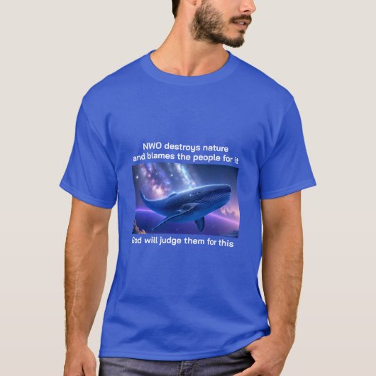 ホエールカムバック(暗)Tシャツ Tシャツ (正面)