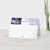 ホエールクリスマスハッピーホリデーズカード シーズンカード (裏面)