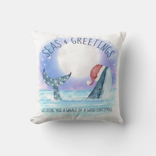 ホエールサンタ航海のシーウォーター クッション (正面)