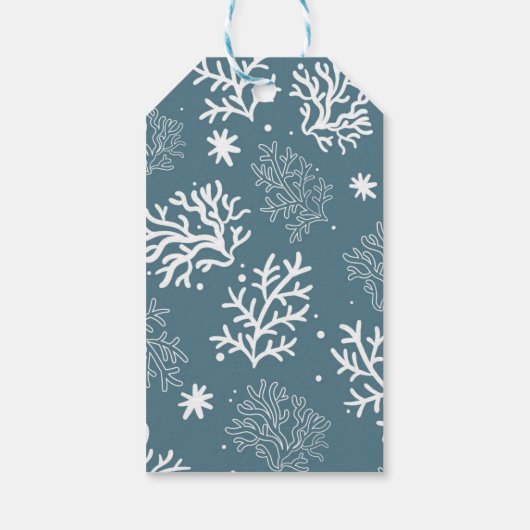 ホエールシャークおもしろいクリスマス ギフトタグ (裏面)