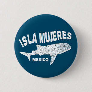 ホエールシャークスキューバダイビング Isla Mujeres 缶バッジ