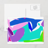 ホエールシャークドルフィンオルカレイン海 ポストカード (正面/裏面)