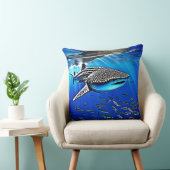 ホエールシャークマジェシーデザイン クッション (椅子)