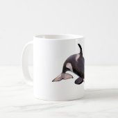ホエールジャンプの孤立 コーヒーマグカップ (正面左)