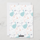 ホエールスイムサマーバースデーパーティーへの招待 招待状 (裏面)