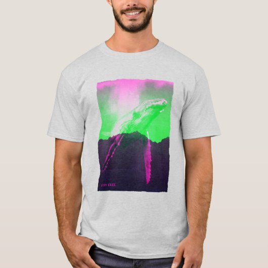 ホエールステイフリー Tシャツ (正面)