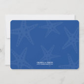 ホエールスプラッシュ | 誕生日パーティーの招待 招待状 (裏面)