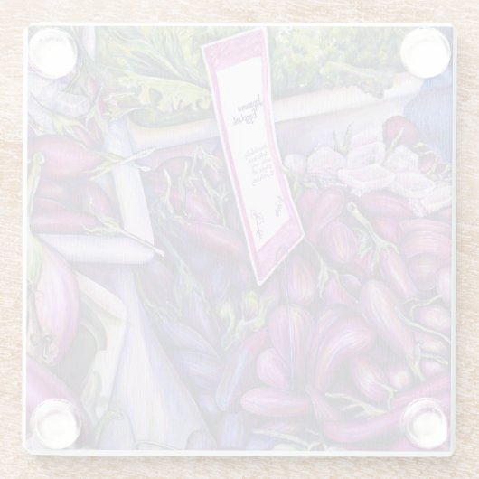 ホエールスープにウェルウィスク ガラスコースター (裏面)