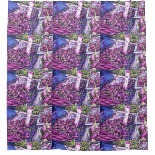 ホエールスープにウェルウィスク シャワーカーテン (正面)