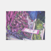 ホエールスープにウェルウィスク フリースブランケット (正面(横))