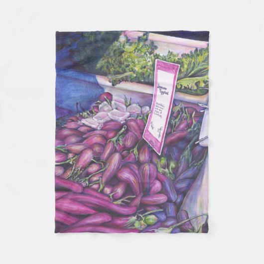 ホエールスープにウェルウィスク フリースブランケット (正面)