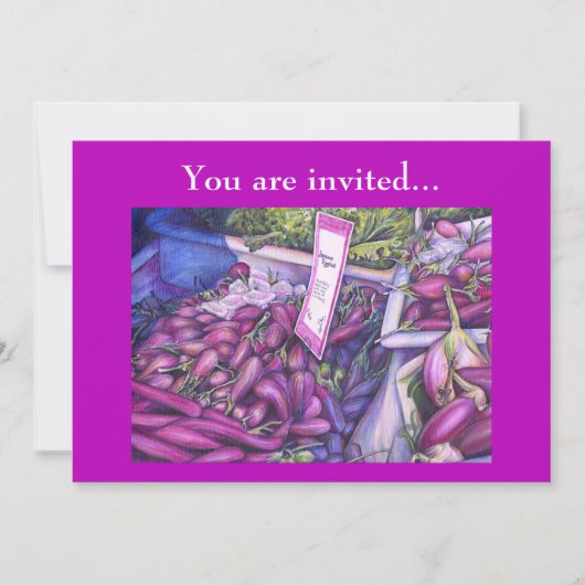 ホエールスープにウェルウィスク 招待状 (正面)