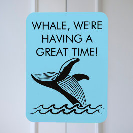 ホエールタイム素晴らしだ!アラスカクルーズ マグネット