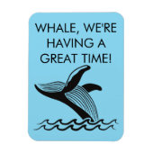 ホエールタイム素晴らしだ!アラスカクルーズ マグネット (縦)