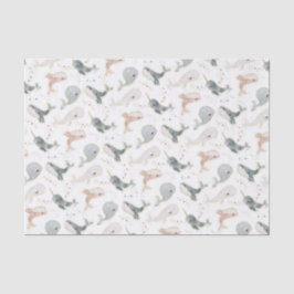 ホエールテーマパーティーテーブ男女兼用ルの装飾 薄葉紙