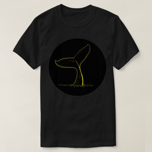 ホエールテール4 Tシャツ (デザイン正面)