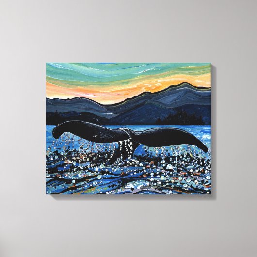 ホエールテール キャンバスプリント (正面)