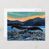 ホエールテール ポストカード (正面/裏面)