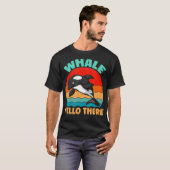 ホエールハローザースレトロヴィンテージオルカ Tシャツ (正面フル)