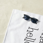 ホエールハロービーチ ビーチタオル (インサイチュ)