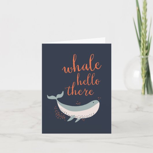 ホエールハロー サンキューカード (正面)