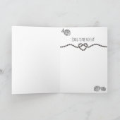 ホエールハロー |水おもしろい色のパ航海のン カード (内部)