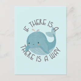 ホエールパもしン：鯨がある、方法がある ポストカード