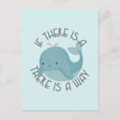 ホエールパもしン：鯨がある、方法がある ポストカード (正面)