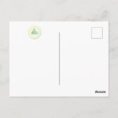 ホエールパ航海のステルベビーシャワー招待状 ポストカード (裏面)