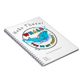 ホエールブルーバブルザッククジラ ノートブック (右側)