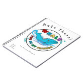 ホエールブルーバブルザッククジラ ノートブック (左側)