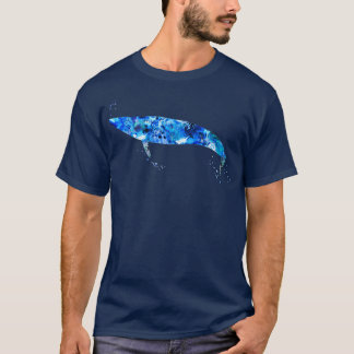 ホエールブルーホエールクジラ1 Tシャツ