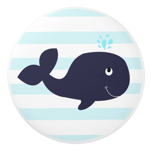 ホエールブ航海のルーゼズボーイズ子供部屋 セラミックノブ (正面)