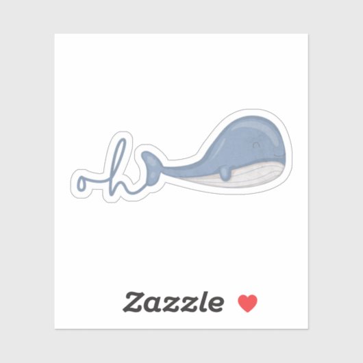 ホエールプーン：オホエールクジラ シール (シート)