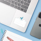 ホエールプーン:何か尾を引いていい? シール (ノートパソコンとiPhone)