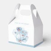 ホエールベイビーシャワーありがとう フェイバーボックス (正面サイド)