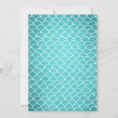 ホエールベイビーシャワー招待状海アホイボーイカワイイ 招待状 (裏面)