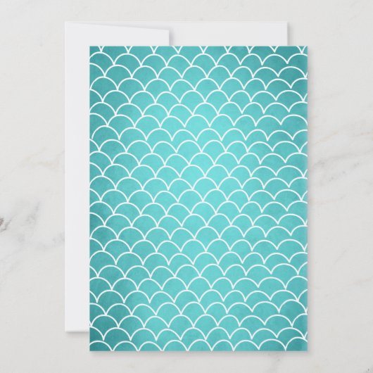 ホエールベイビーシャワー招待状海アホイボーイカワイイ 招待状 (裏面)