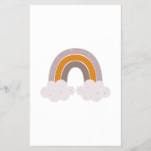 ホエールベイビーシャワー美しいドリームゲームベビーABC チラシ (裏面)