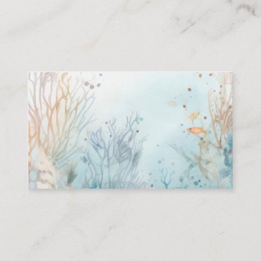 ホエールベビーシャワーブルーベージュオムツラッフル エンクロージャーカード (裏面)