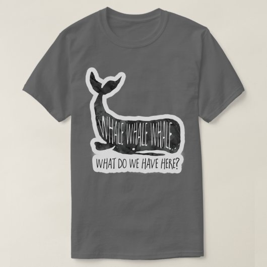 ホエールホエールホエールホエールプン Tシャツ (デザイン正面)
